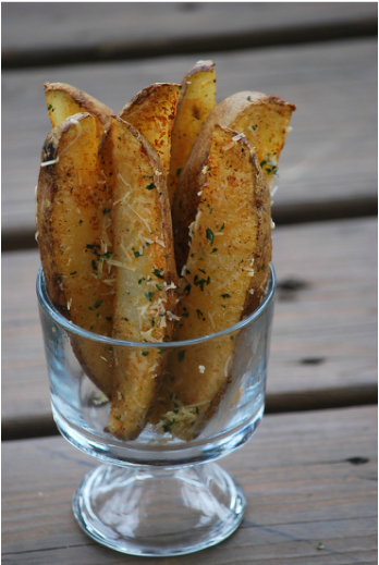 Parmesan Potato Wedges - My Story in Recipes